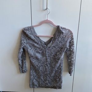 Top with sequins